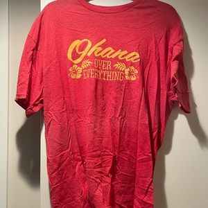 Oversized Red Graphic Tee